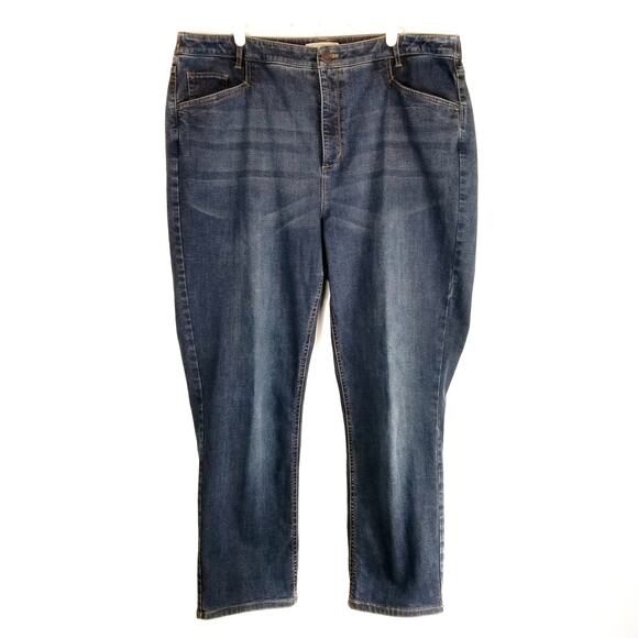 J. Jill Denim Smooth Fit Straight Leg Jeans Size 18 - Picture 1 of 6